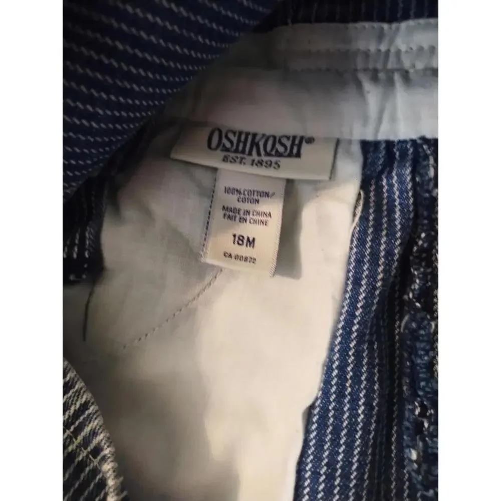 Y2K OshKosh‎ toddler girls railroad dress 18M